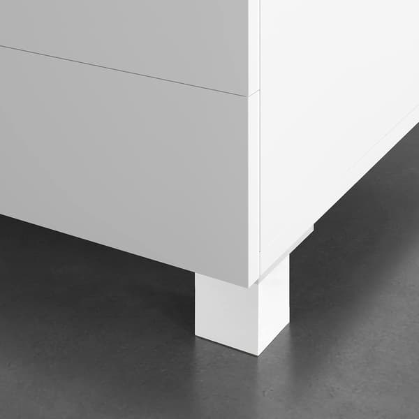 4 hvite ABS-ben - Restaurering, DIY og DIY-prosjekter - Ben med
