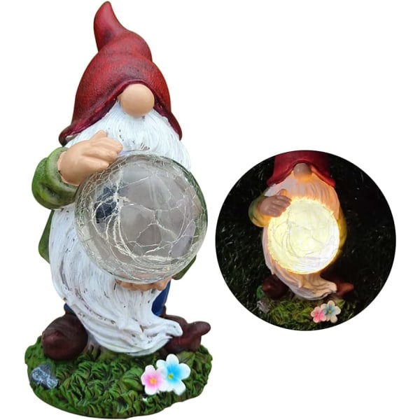 Garden Gnome Garden Gnome Figurine Funny Flocked Gnome with