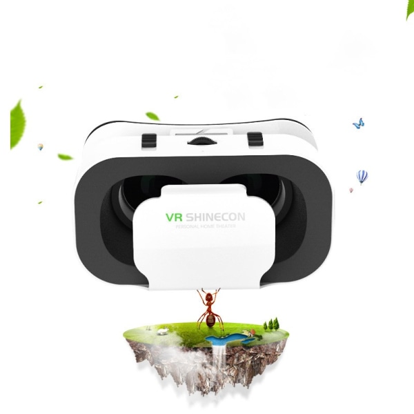1kpl valkoiset VR-kuulokkeet, 3D-virtuaalitodellisuuskuulokkeet, VR-kuulokkeet Com