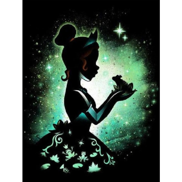 30x40cm 5D DIY Diamantmålning Full,Serie Cartoon Princess#A,DIY