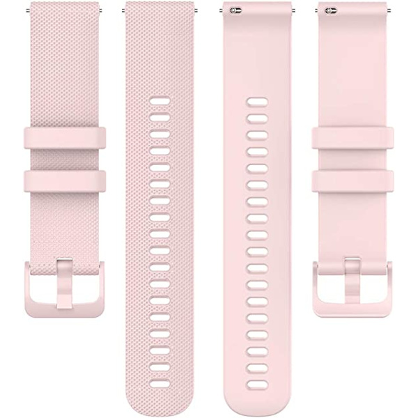 20mm rose pulver silikonearmbånd fleksibel quick release silico