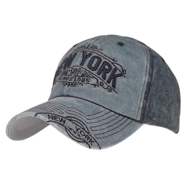 NEW YORK basebollkeps mjuk topp anka tunga hatt casual sol ha