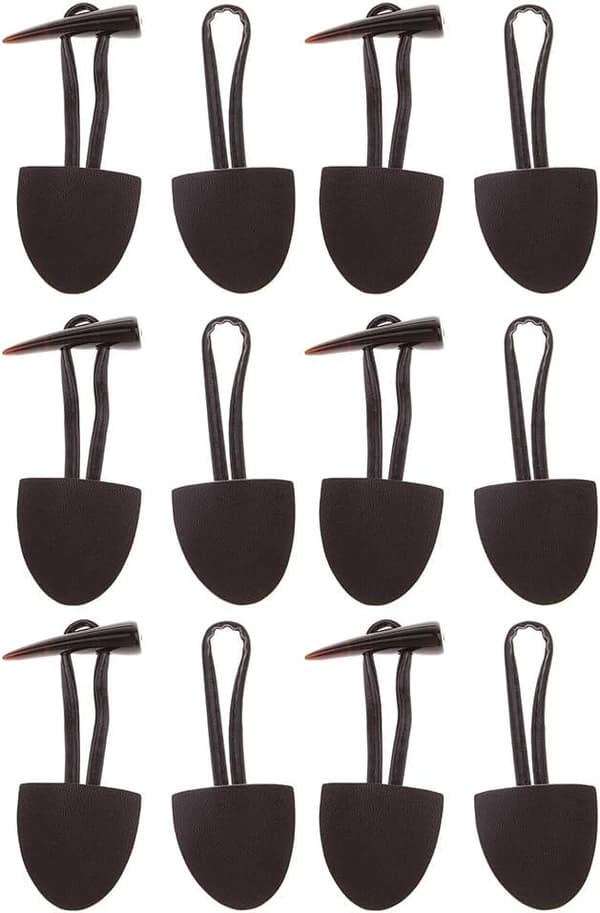 6 par læderknapper Horn Toggle Duffle-knapper til frakkekaffe