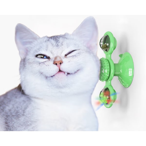 Gule bærbare kjæledyrleker, interaktive puslespilltreningsvender for katter