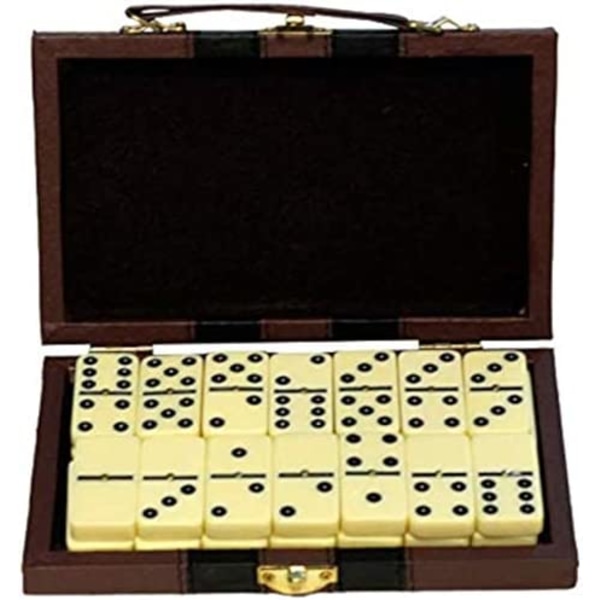 Domino-spel Litet format Domino-spel med bärväska