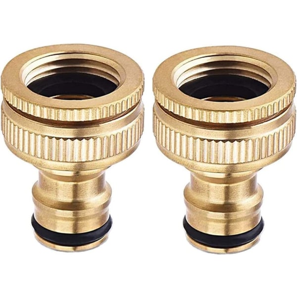 2 Pieces Of Pure Copper Garden Hose Tap Connector, Garden Hose T