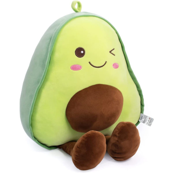 16,5 tommer Snuggly Stoppet Avocado Frugt Blød Plys Legetøj Kramme P