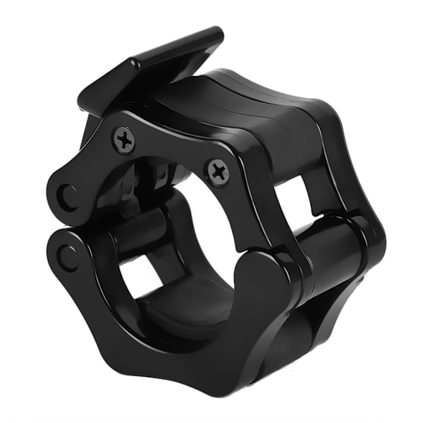 50mm Twist-lock Snabbkoppling Hantelklämmor för Tyngdlyftning och Träning Svart