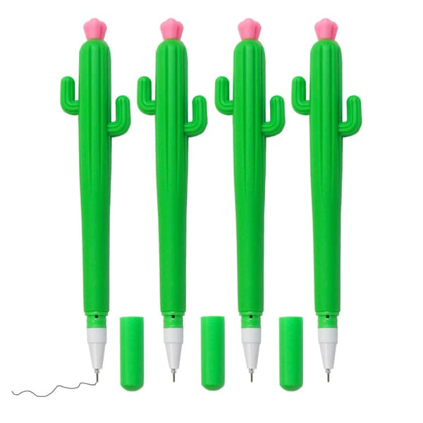 20 st Cactuspennor för barn Cactus Form Gelbläck Rollerball Pe