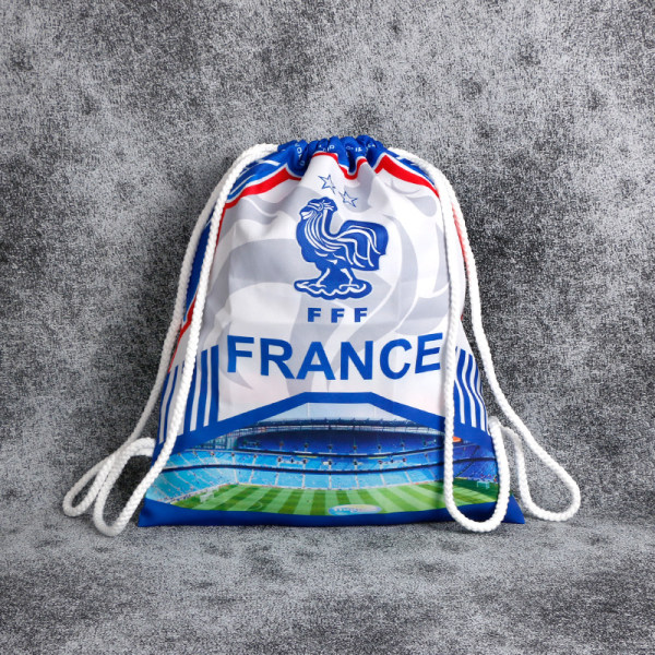 2022 Qatar World Cup Soccer Opbevaringstaske -Frankrig B Canvas With Tr