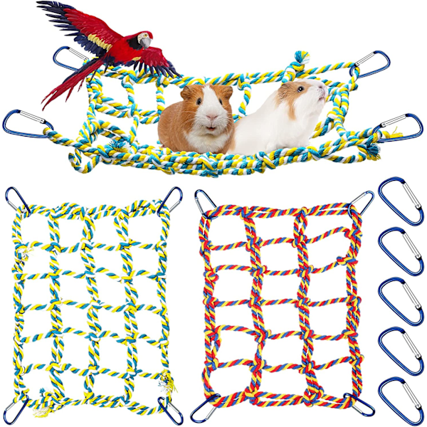 2 stk. Fuglenet Hamster Rotte Reb Netting Smådyr Reb N