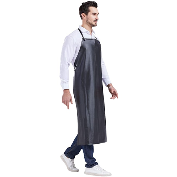 Smal arbetsförkläde PVC Lättvikt Vattentät Unisex Slakt