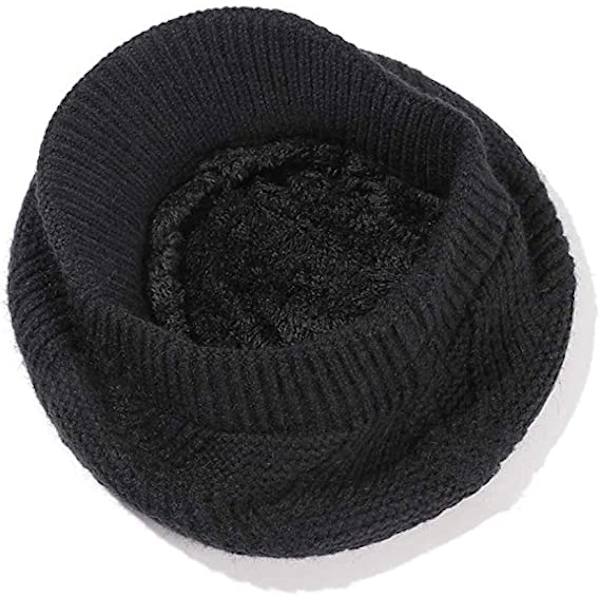 Naisten talvinen lämmin hattu virkattu slouchy beanie neulotut hatut