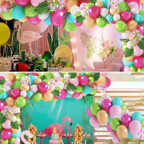 83stk Ballongbue Girlandersett, Bursdag Ballonger Bue Sett For M