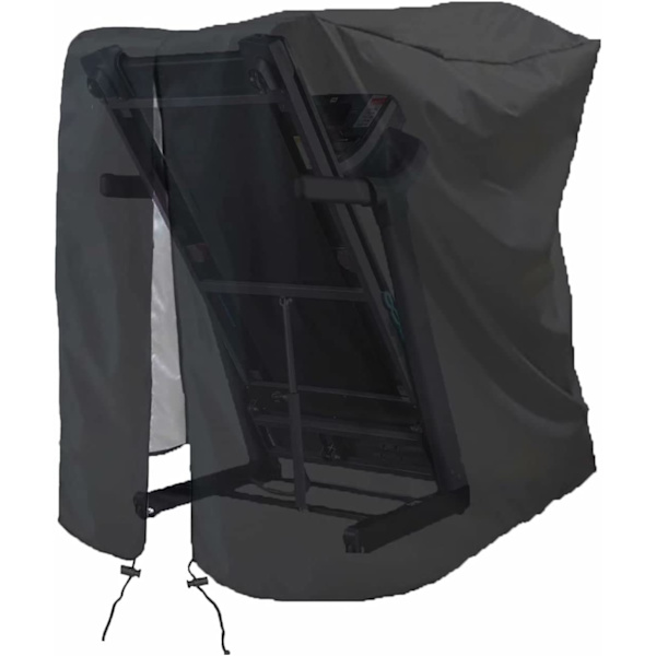 (Sort) Løbebåndsdæksel, Foldbart Løbebåndsdæksel, Støvsikkert og V