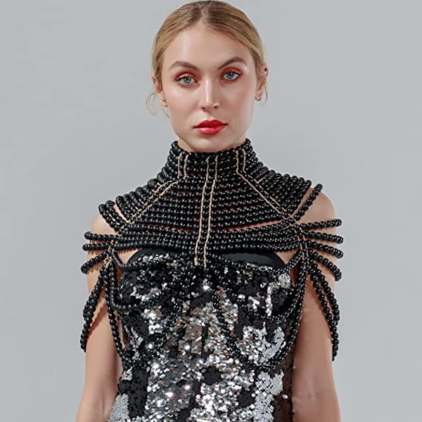 Pärl Body Chain Behå - Fashion Axel Halsband Behå C