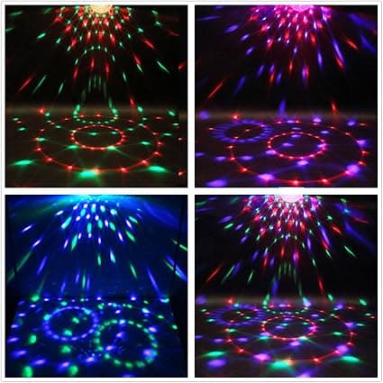 Discokule Discolys Partylys Lydaktivert Storbe Ligh