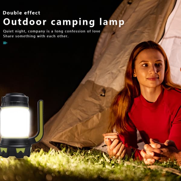 Camping lanterne, USB genopladelig LED campinglys dæmpbar Ip6