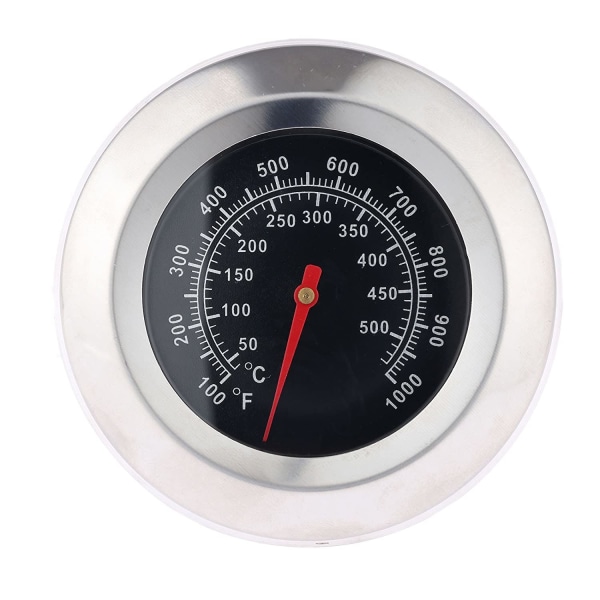 1 stk 3" BBQ termometer måler ansigt 1000F temperatur grill cha