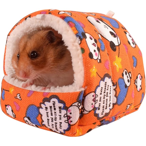 Mini Hamster Seng Skjul Beskyttelse Hengekøye Små kjæledyr Seng Ge