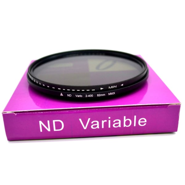 49mm variabelt nøytralt tetthetsfilter (ND2-ND400) objektivnøytralt tetthetsfilter