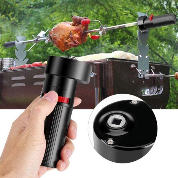 1,5V Grillspydmotor Rotisserie Motorer Liten Rotator BBQ Grill for Roast Bracket Uten Batteri