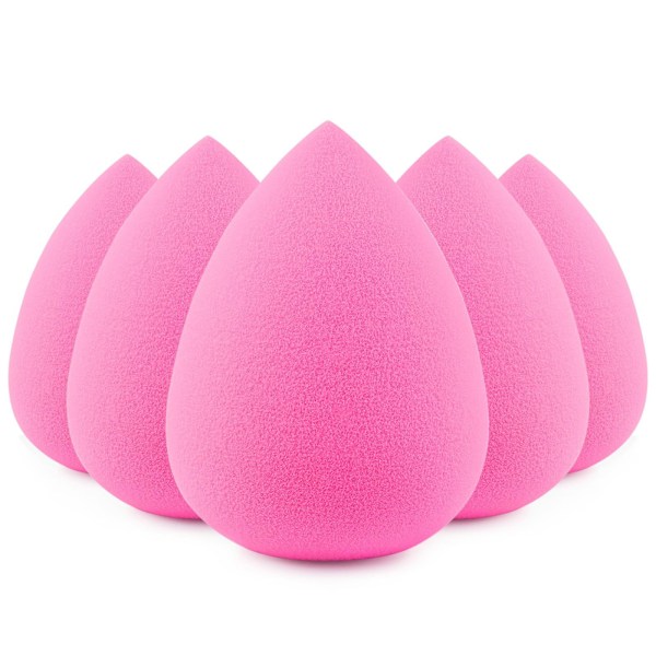 5 stk. sminkesvamper, rosa