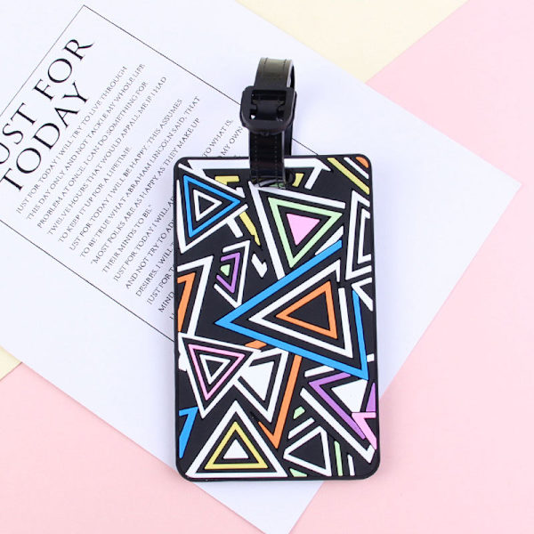 Bagasjelapper, 4 stk. PVC-bagasjelapper, bagasjelapper, reisesett