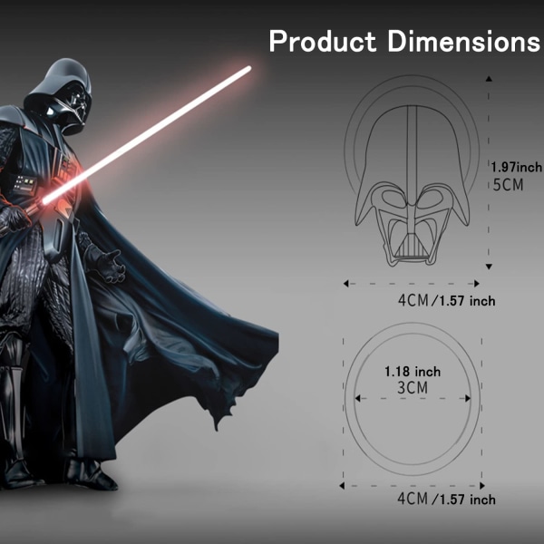 Darth Vader Star Wars Car One-Button Start Button Protective Cov