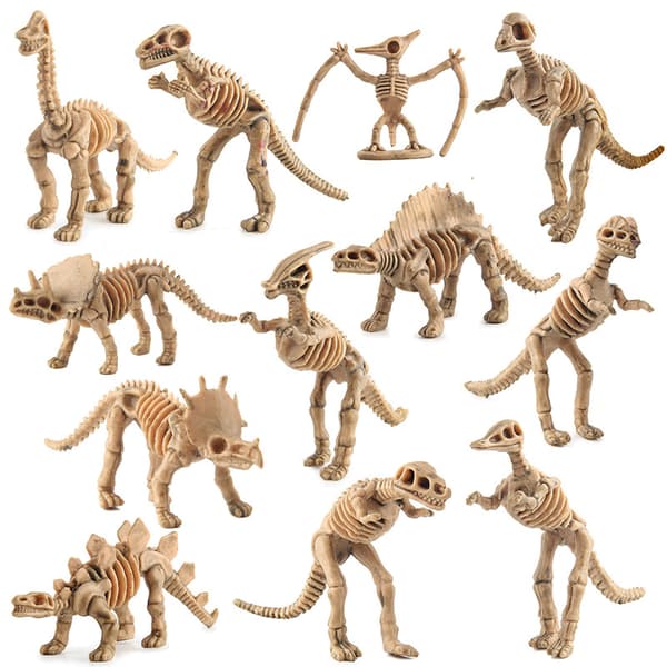 12 stk. Børns pædagogiske legetøjs dinosaurmodel