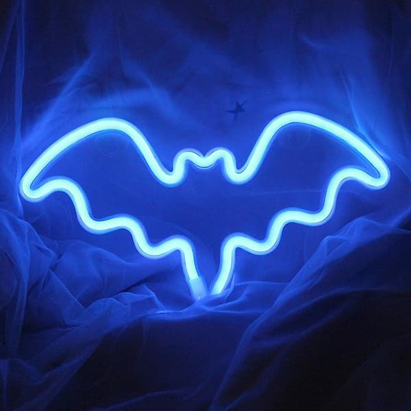 Led-lys Flaggermusform Feriefestdekorasjon Soverom Natt