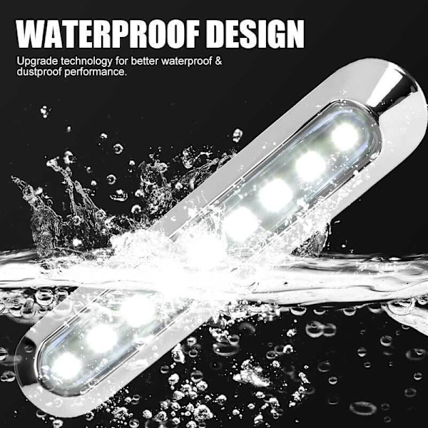 4 stk. ravfarvet 9 LED positionslys til lastbiltrailer R