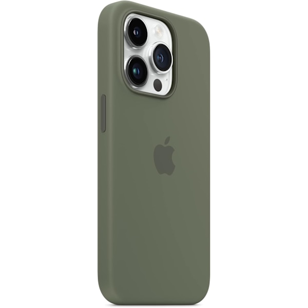 iPhone 14 Pro Silikonfodral med MagSafe - Oliv