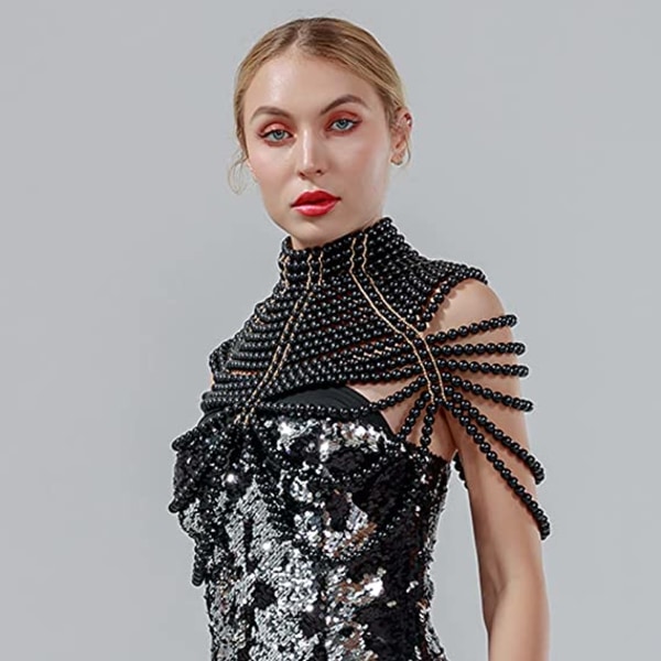 Pärl Body Chain Behå - Fashion Axel Halsband Behå C