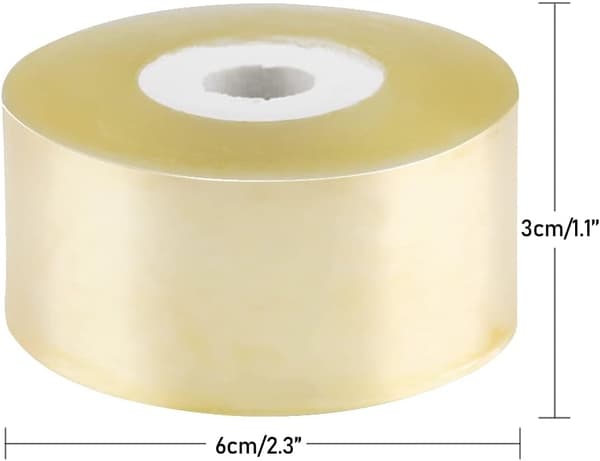 2 ruller med selvklebende, transparent podebånd for reparasjon