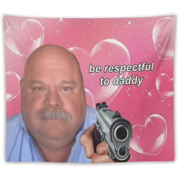Vær respektfull mot pappa Tapestry Daddy Winkle Bertram Tapestries
