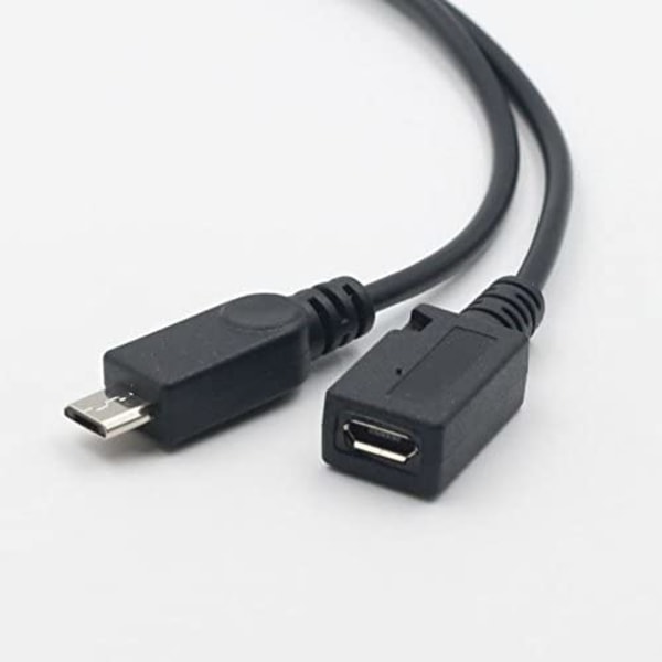 AuviPal 2-in-1 Micro USB - USB -sovitin (OTG-kaapeli + virtajohto