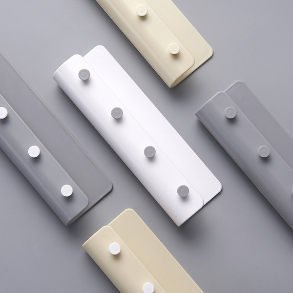 Grå minimalistisk tangentbord, självhäftande tangentfält utan märkning