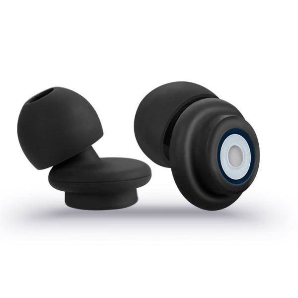 Earplug, Study with 8 Tips-Black for Sleeping Silicone 27dB Noise