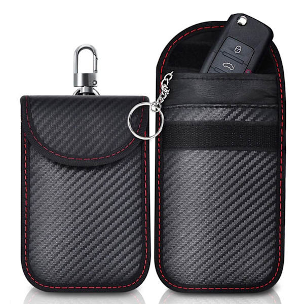 (9x14cm) Anti RFID Signal Faraday Pouch Bag, Set of 2 Signal Bloc