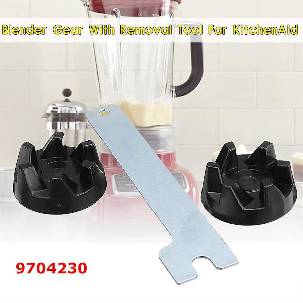 2 stk. Blender gummikobling gear med fjernelsesværktøj til Kitchenaid 9704230
