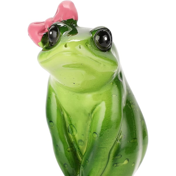 Creative Craft Resin Frog Figurinnredning, Flying Skirt Frog