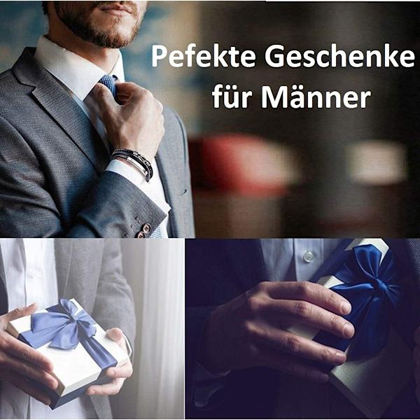 Läderarmband för män - Äkta läderarmband