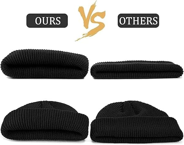 (Sort) Mænd, Hat Baseball Cap Trawler Hat Watch Cap Cuffed Skull H