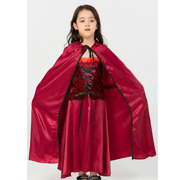 Halloween Lille Rødhætte kostume til børn