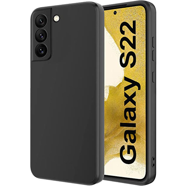 Musta, kamerasuojakotelo Samsung Galaxy S22:lle, Samsung S