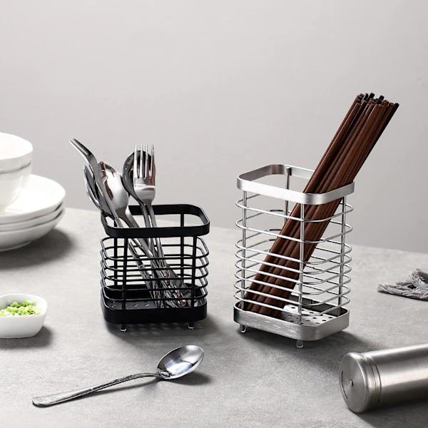 (Sølv Plus) Køkkenvask Svamp Holder, Rustfrit Stål Kitche