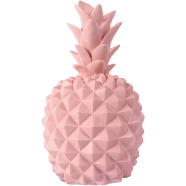 Pink Resin Ananas Form Sparepenge Sparebøsser Mønter Bokse Eller