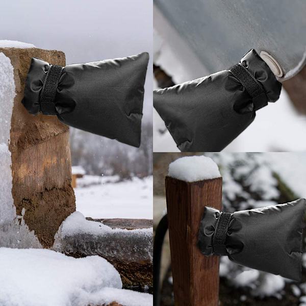 4 stk. vandhanecover vinterbesparende vandhane frostbeskyttelsesdæksler