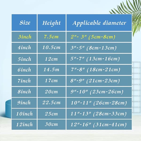 12 stk. sorte staffelier af plast - sort - 3 tommer, displaystativ